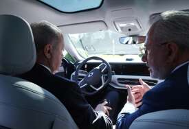 Erdogan testirao novi model turskog automobila TOGG