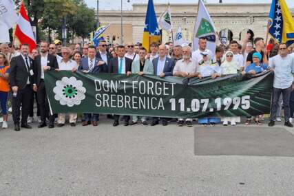Ministar Hurtić na Maršu mira u Beču povodom 30. godišnjice genocida u Srebrenici