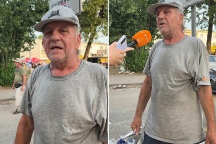 (VIDEO) Dok je masa ljudi pjevala, Mustafa je došao zbog sasvim drugog razloga: "Na podu leži novac koji mi treba"