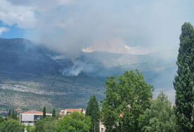 Ponovo gori Leotar, gust dim iznad Trebinja