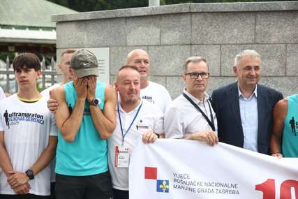 Ultramaratonci iz Vukovara stigli u Potočare: Suživot, tolerancija, jednakost za sve (FOTO)