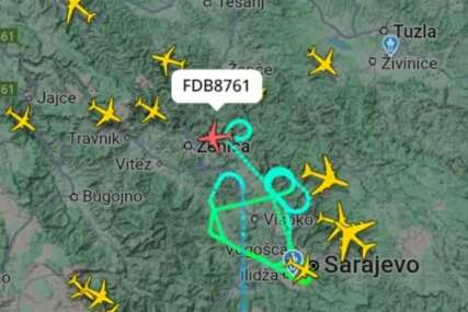 Dva aviona danas kružila iznad Sarajeva