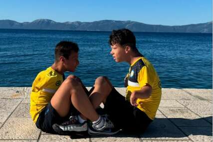 Ismail Barlov i Ismail Zulić sa studentima  u Sportsko-rekreativnom centru Bossina Zaostrog