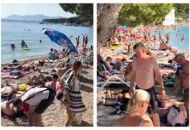 Počele gužve na plažama: Pogledajte kako je u Makarskoj (VIDEO)