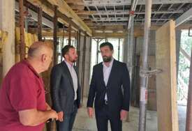 Delić i Muzur obišli gradilište dnevnog centra za osobe s poteškoćama u razvoju na Ilidži