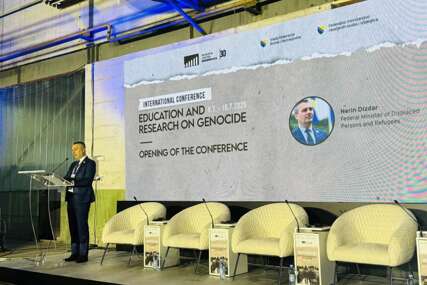 Dizdar otvorio konferenciju 'Obrazovanje i istraživanje o genocidu' u Memorijalnom centru Srebrenica