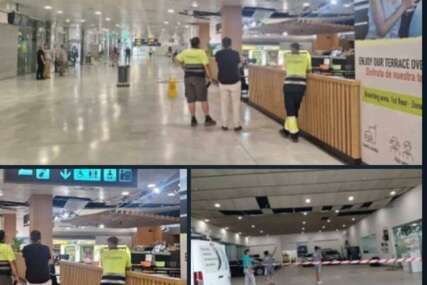 Jak zemljotres zatresao jug Španije, urušio se krov aerodroma (VIDEO)