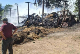Požar na Huseinovoj farmi: "Ne znam od čega da živim, izgorjelo je sijeno, traktor, štale"