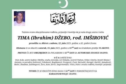 Poznat termin dženaze bh. košarkašici Timi Džebo