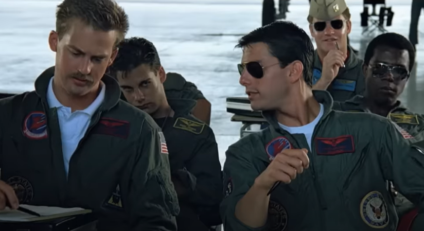 FOTO: PRINTSCREEN VIDEO FILM TOP GUN