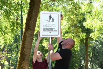 Zabranjen ulazak pasa u Veliki park: Postavljene informativne table s pravilima za vlasnike