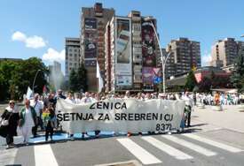 Zeničani danas šetali za Srebrenicu