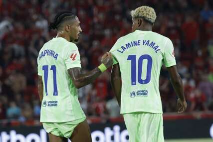 Mallorca ostala s devet igrača, Barcelona lagano do pobjede