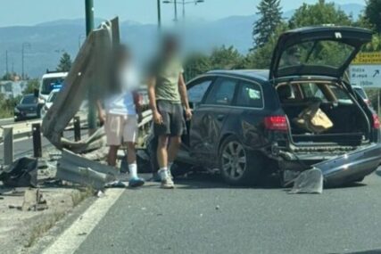 Nesreća u Blažuju: Audijem udario u bankinu