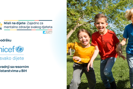 Pokrenut projekat “Misli na dijete: Zajedno za mentalno zdravlje svakog djeteta"