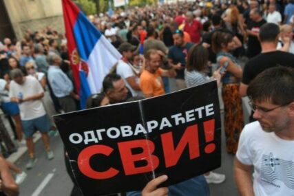Protesti u Beogradu i drugim gradovima Srbije, ulice blokirane