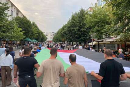 Protest u Beranama: Zaustaviti genocid nad palestinskim narodom