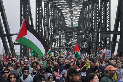Širom Australije 100.000 ljudi na protestima za Gazu