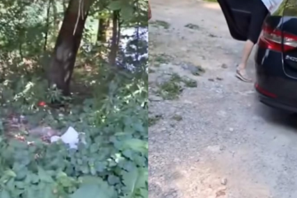Beograđani bacali smeće u Unu, lokalac ih brzo naučio pameti (VIDEO)