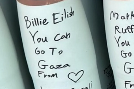 Zbog podrške Palestini: Izraelska vojska na projektilima koje ispaljuju na Gazu napisala imena Billie Eilish i Marka Ruffala