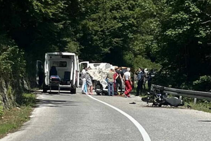 Na magistralnom putu Foča - Gacko poginuo motociklista, saobraćaj obustavljen