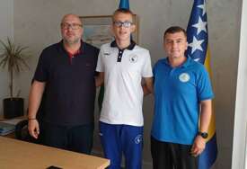 Hušić ugostio atletskog prvaka BiH: Harun ponos USK-a i BiH