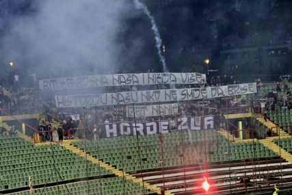 Najvatreniji navijači Sarajeva posvetili parolu Izetu Naniću