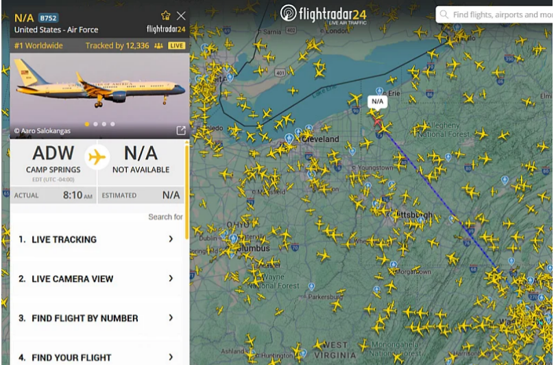 FOTO: FLIGHTRADAR