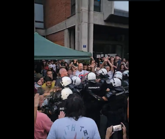FOTO: @MILANCANAK/ MREŽA X/ SCREENSHOT VIDEO