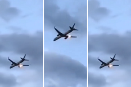 Zapalio se motor aviona na letu Krf-Dizeldorf, piloti odlučili nastaviti... (VIDEO)