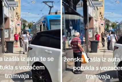 Širi se snimak sukoba vozačice i ZET-ovca. Range Roverom blokirala tramvaj u Zagrebu (VIDEO)