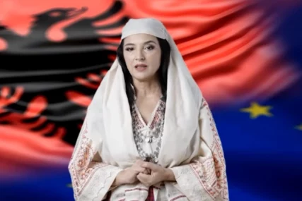 DRAMA U PARLAMENTU Albanska 'virtualna ministrica' Diella održala govor pred zastupnicima, opozicija gađala flašama premijera Ramu