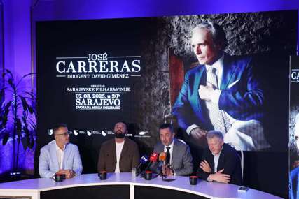 Legendarni tenor Jose Carreras stiže u Sarajevo: Koncert 7. marta u Skenderiji