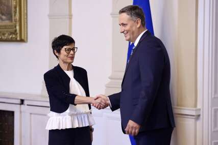 Marta Kos sastankom u Predsjedništvu započela službenu posjetu BiH
