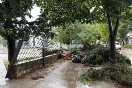Nevrijeme sinoć protutnjalo kroz Mostar: Nema povrijeđenih, dijelovi grada bez struje