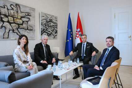 Plenković s Čovićem: Dijalog o položaju hrvatskog naroda i boljitku BiH