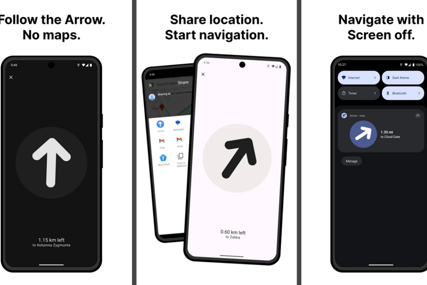 Arrow - maksimalno pojednostavljena aplikacija za elegantnu navigaciju