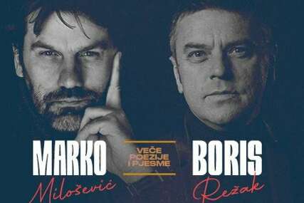 Boris Režak i Marko Milošević večeras u sarajevskom BKC-u: Nevjerovatan spoj muzike i poezije