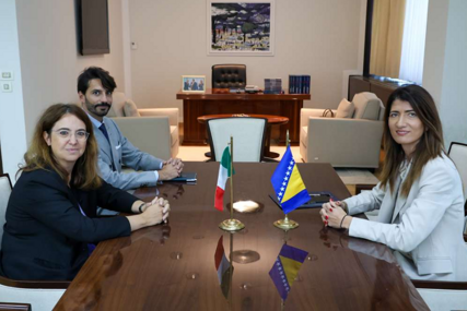 Zastupnica Filipović razgovarala u Sarajevu s ambasadoricom Italije u BiH
