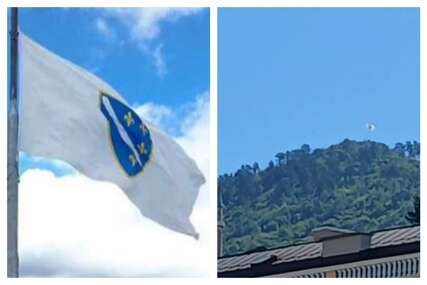 Zastava Republike Bosne i Hercegovine ponovo se zavijorila podno Trebevića