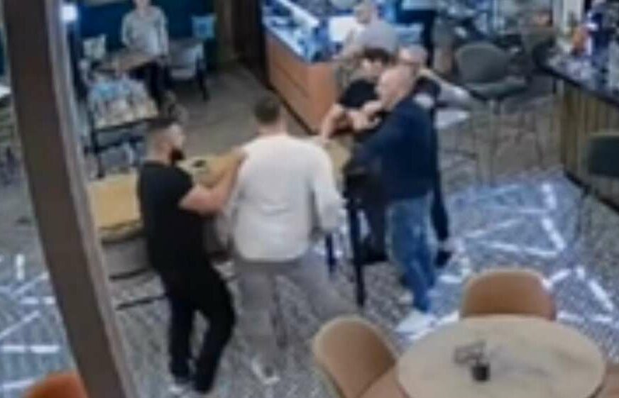 FOTO: SNIMAK TUČE SA NADZORNE KAMERE