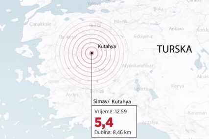 Јak zemljotres pogodio Tursku