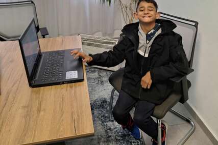 Osmijeh koji vrijedi sve – Aldin Osmanović dobio laptop iz snova