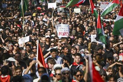 Masovni protesti za Gazu u Barceloni, organizatori tvrde da je marširalo 300.000 ljudi