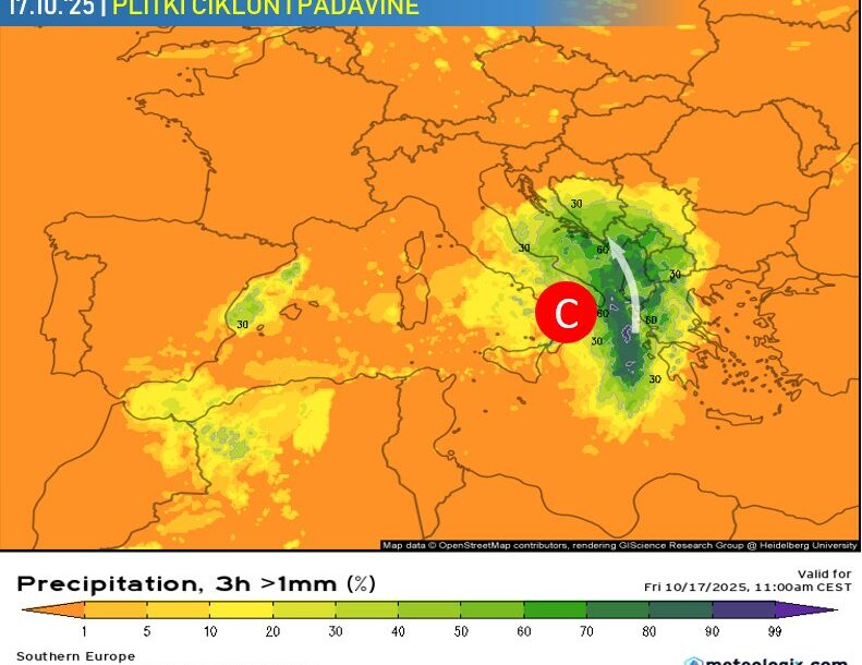 FOTO: BH METEO/ FACEBOOK