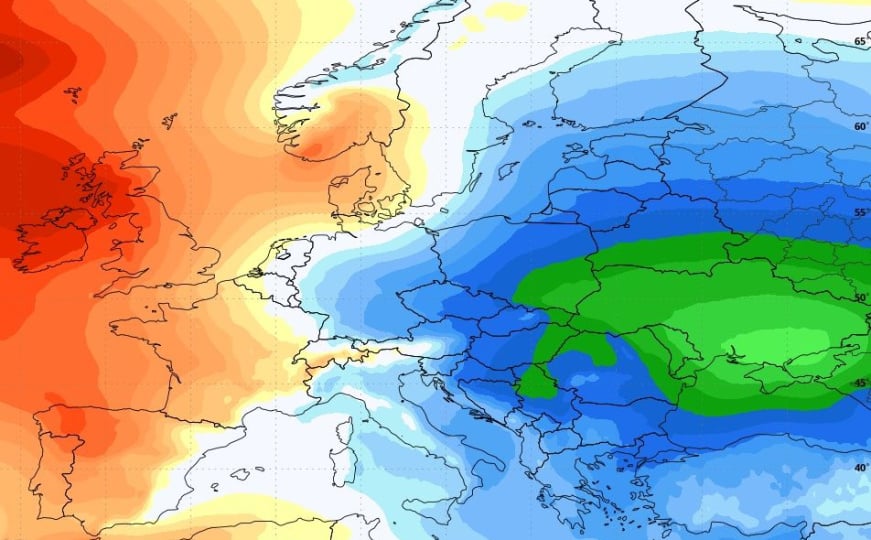 FOTO:  FACEBOOK / VREMENSKA PROGNOZA
