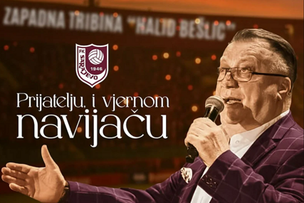 Omaž velikanu: FK Sarajevo nazvalo zapadnu tribinu Koševa po Halidu Bešliću