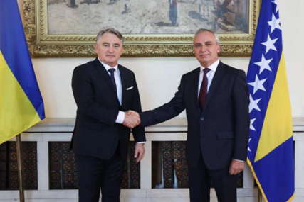 Komšić primio akreditivno pismo ambasadora Ukrajine u BiH