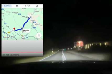 Identifikovane osobe koje su objavljivale snimke opasne vožnje kod Mostara
