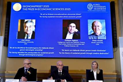 Joel Mokyr, Philippe Aghion i Peter Howitt dobitnici Nobelove nagrade